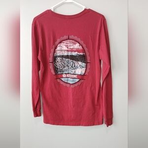 Keystone Colorado women's Large red long sleeve shirt skiing mountains v…